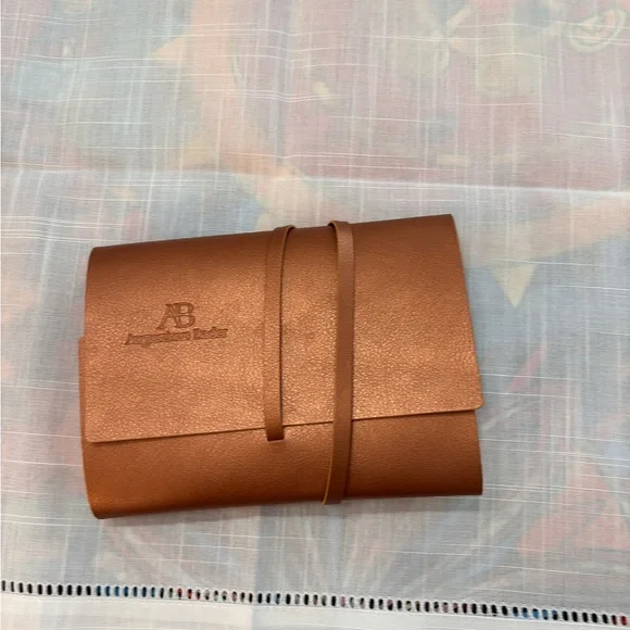 Augustinus Bader Leather Travel Pouch/ wrap clutch. New - Picture 2 of 11